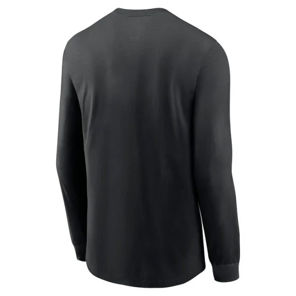 San francisco giants nike over arch performance long sleeve t shirt Black L