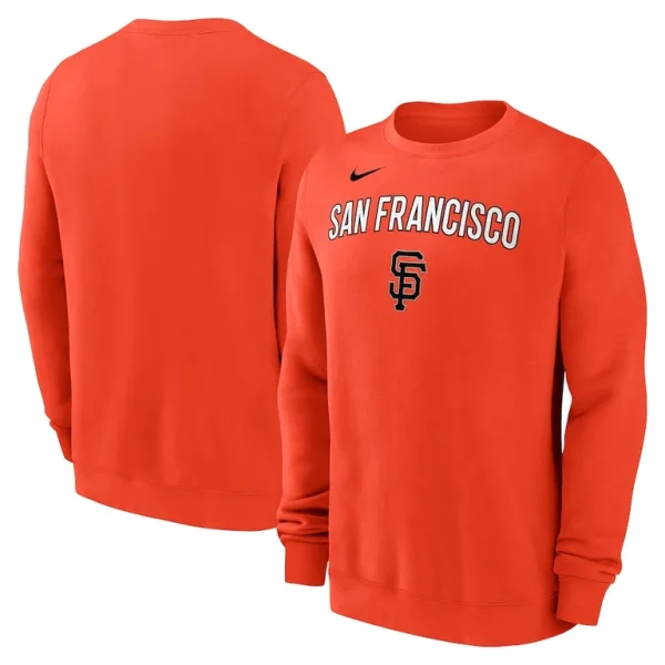 San francisco giants nike pullover sweatshirt Orange