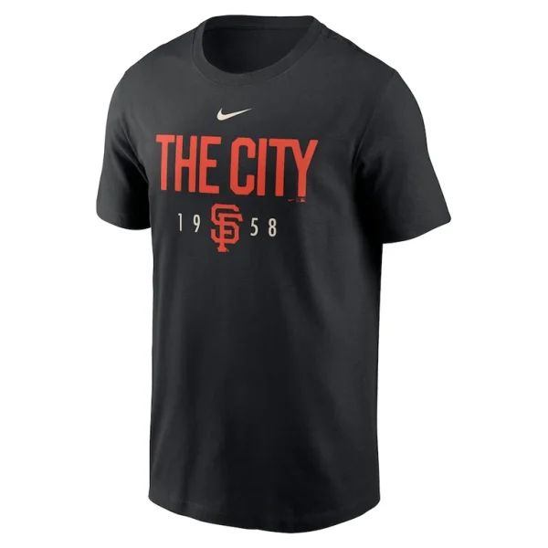 San francisco giants nike the city local team t shirt Black M
