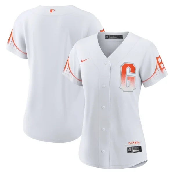San francisco giants nike womens 2021 city connect replica jersey White