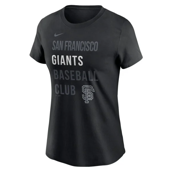 San francisco giants nike womens baseball club t shirt Black M