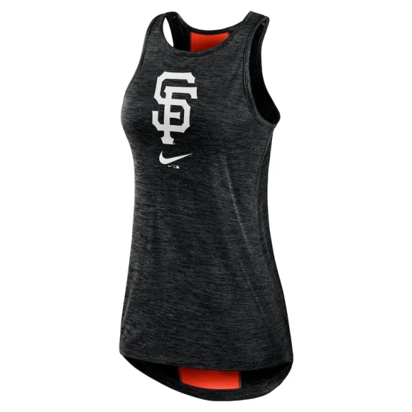 San francisco giants nike womens right mix high neck tank top Black S