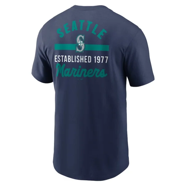 Seattle mariners nike 2 hit t shirt Navy L