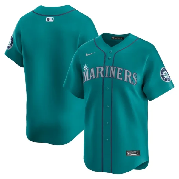 Seattle mariners nike alternate limited jersey Aqua