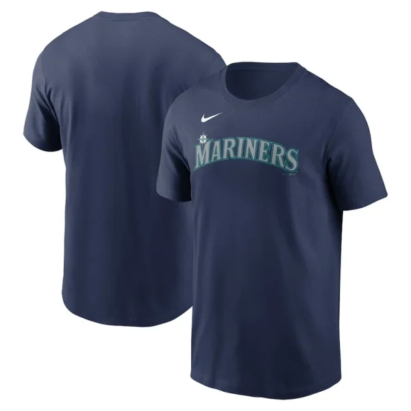 Seattle mariners nike fuse wordmark t shirt Navy