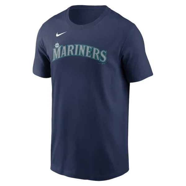 Seattle mariners nike fuse wordmark t shirt Navy M