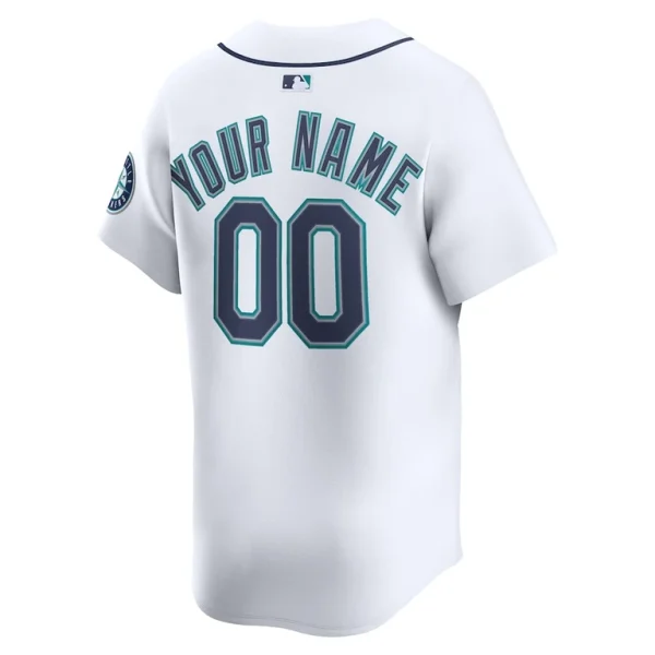 Seattle mariners nike home limited custom jersey White L