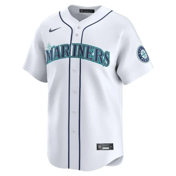 Seattle mariners nike home limited custom jersey White M