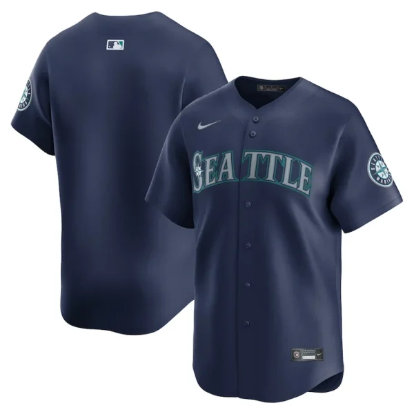 Seattle mariners nike road limited jersey – navy Multi