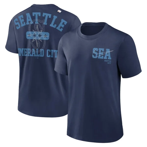 Seattle mariners nike statement game over t shirt Navy