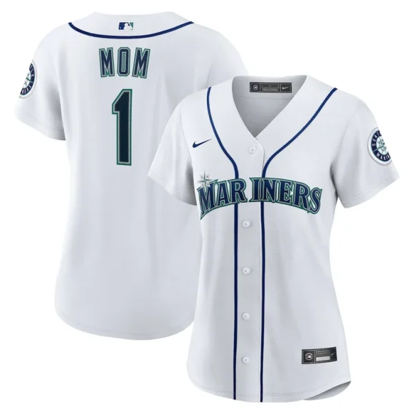 Seattle mariners nike womens 1 mom home replica jersey White
