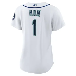 Seattle mariners nike womens 1 mom home replica jersey White L
