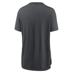 Seattle mariners nike womens authentic collection early work tri blend t shirt Heather charcoal M