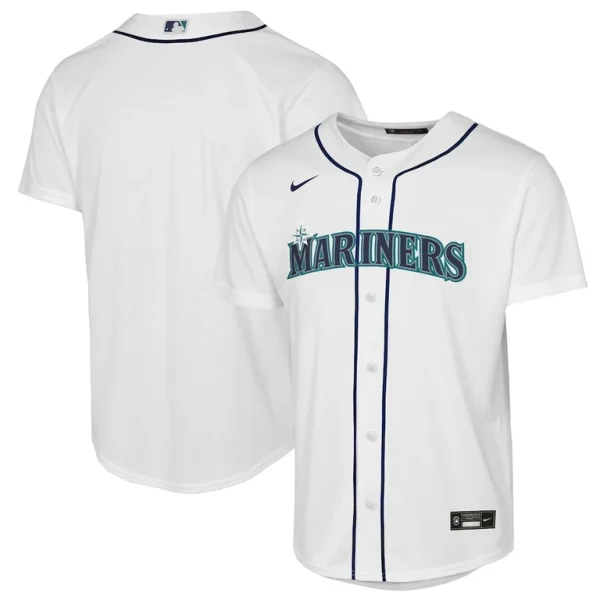Seattle mariners nike youth home replica 2.0 jersey White