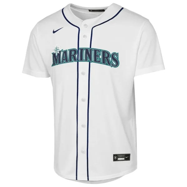 Seattle mariners nike youth home replica 2.0 jersey White Yth M