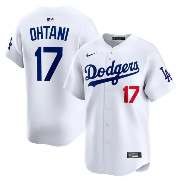 Shohei ohtani los angeles dodgers nike home limited player jersey White