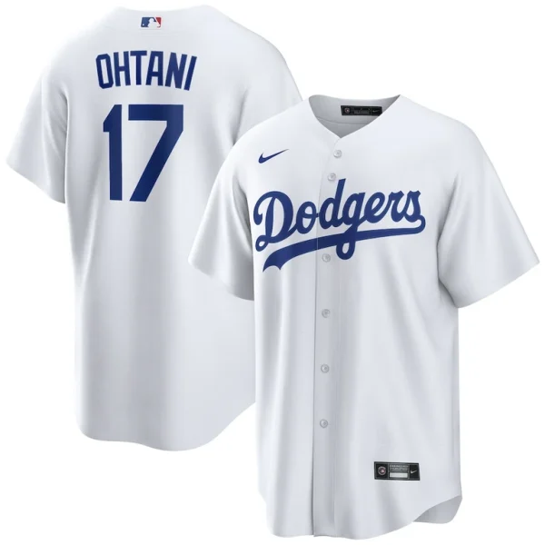 Shohei ohtani los angeles dodgers nike home replica player jersey White