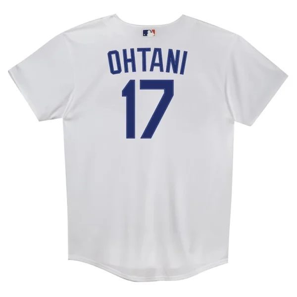 Shohei ohtani los angeles dodgers nike preschool home replica 2.0 player jersey White 7