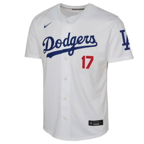Shohei ohtani los angeles dodgers nike youth home limited player jersey White Yth M