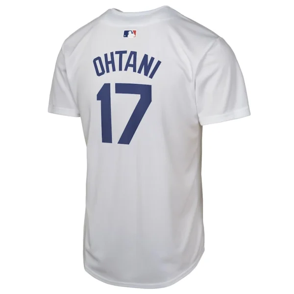 Shohei ohtani los angeles dodgers nike youth home player game jersey White Yth L