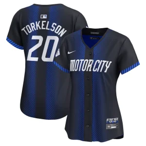 Spencer torkelson detroit tigers nike womens 2024 city connect limited jersey Blue