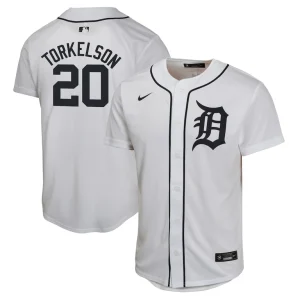 Spencer torkelson detroit tigers nike youth home game player jersey White