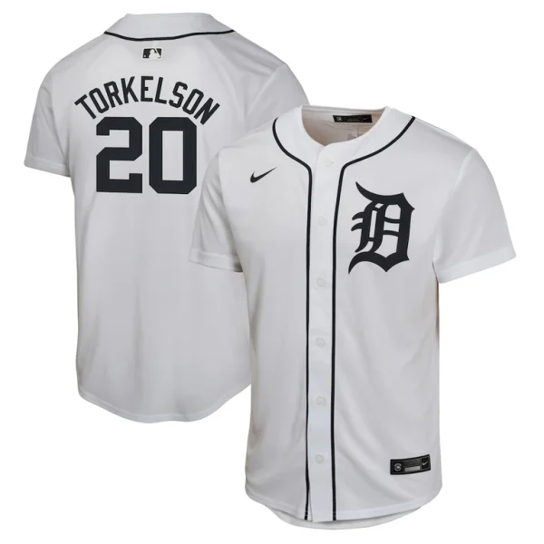 Spencer torkelson detroit tigers nike youth home game player jersey White