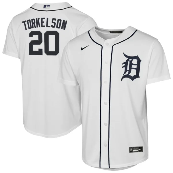 Spencer torkelson detroit tigers nike youth home replica player jersey White