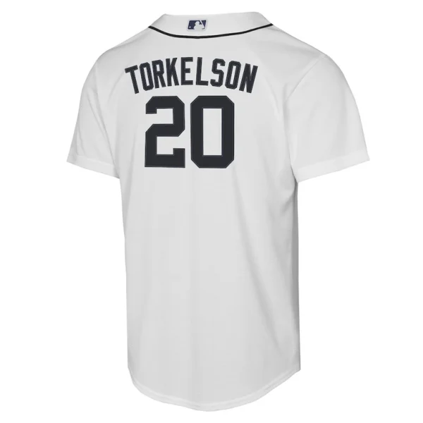 Spencer torkelson detroit tigers nike youth home replica player jersey White Yth L