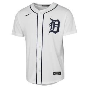 Spencer torkelson detroit tigers nike youth home replica player jersey White Yth M