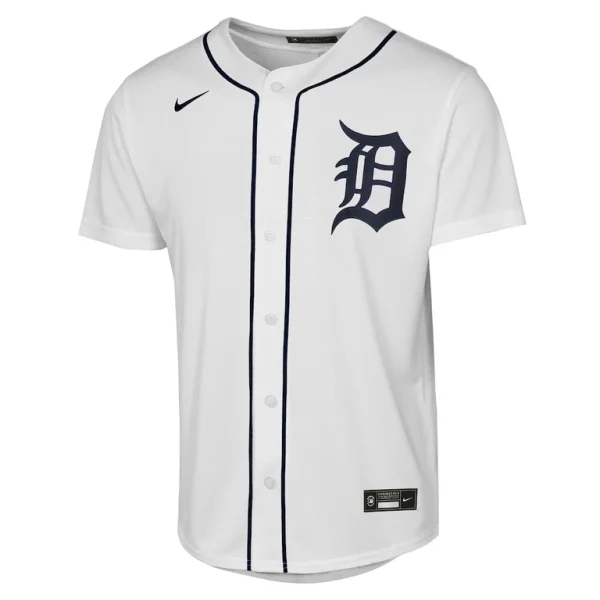 Spencer torkelson detroit tigers nike youth home replica player jersey White Yth M