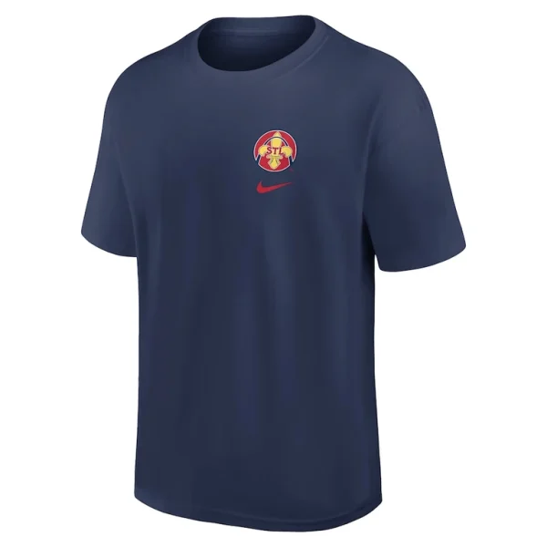St. louis cardinals nike 2024 city connect max 90 t shirt Navy M