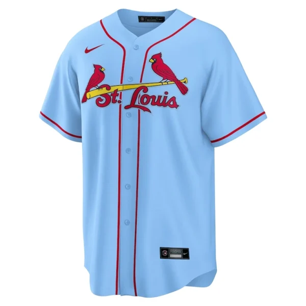 St. louis cardinals nike alternate replica team jersey Light blue M