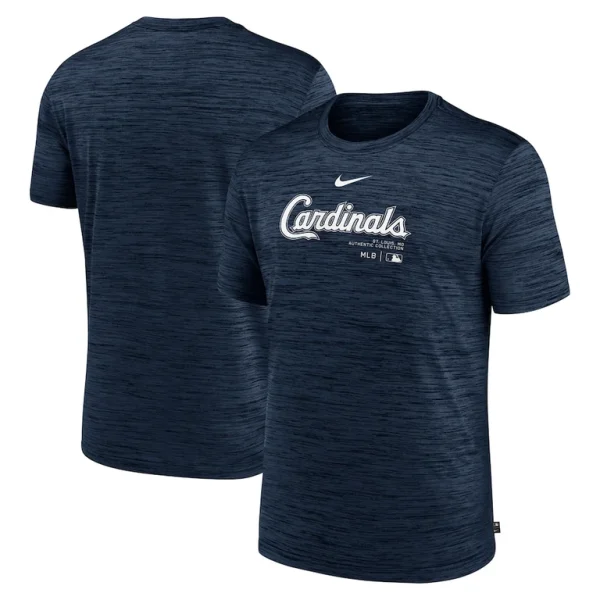 St. louis cardinals nike authentic collection velocity performance practice t shirt Navy
