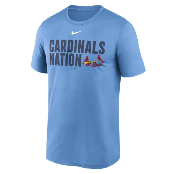 St. louis cardinals nike local legend performance t shirt Light blue M