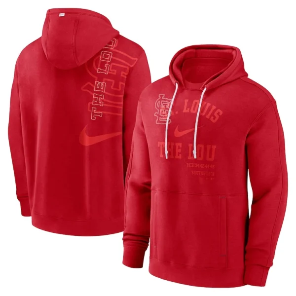St. louis cardinals nike statement ball game pullover hoodie Red