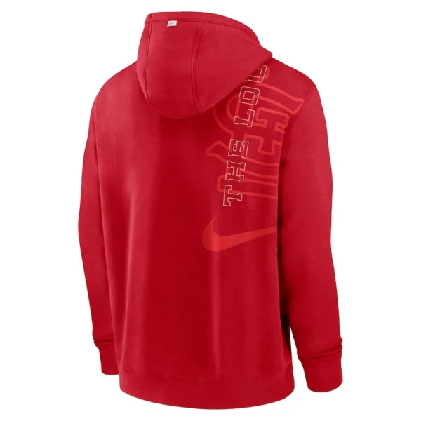 St. louis cardinals nike statement ball game pullover hoodie Red L