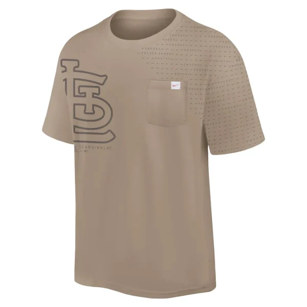 St. louis cardinals nike statement max90 pocket t shirt Khaki M