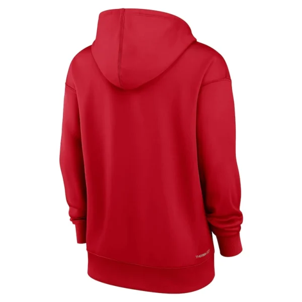 St. louis cardinals nike womens authentic collection performance pullover hoodie Red M