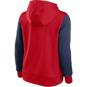 St. louis cardinals nike womens authentic collection pullover hoodie Rednavy M