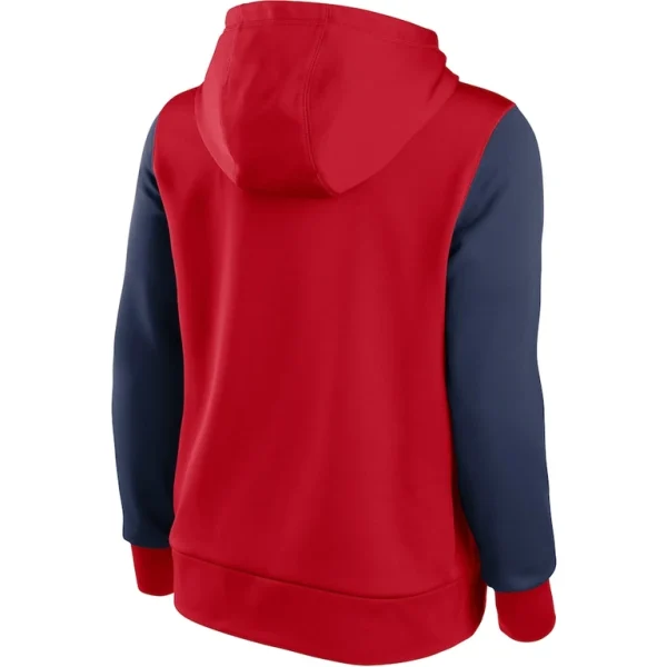 St. louis cardinals nike womens authentic collection pullover hoodie Rednavy M