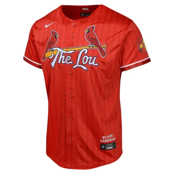 St. louis cardinals nike youth 2024 city connect limited jersey Red Yth M