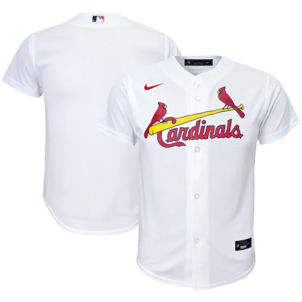 St. louis cardinals nike youth home replica team jersey White