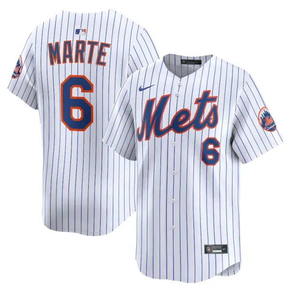 Starling marte new york mets nike alternate limited player jersey White