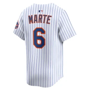 Starling marte new york mets nike alternate limited player jersey White L