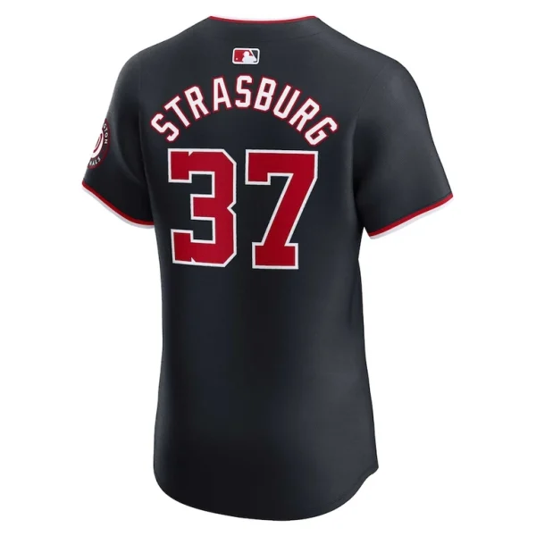 Stephen strasburg washington nationals nike alternate elite player jersey Navy 48