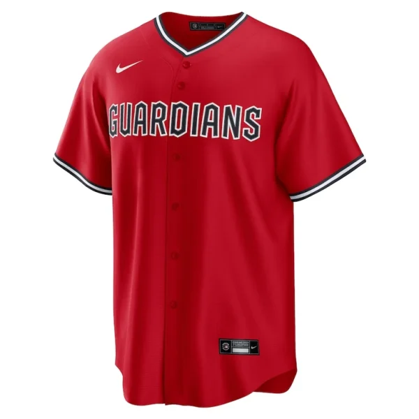 Steven kwan cleveland guardians nike alternate replica 2.0 player jersey Red M