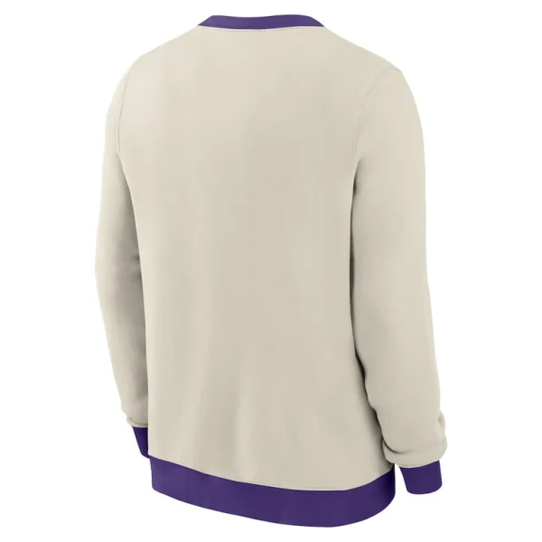 Tampa bay rays nike cooperstown collection fleece pullover sweatshirt Cream L