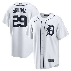 Tarik skubal detroit tigers nike home replica jersey White