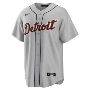 Tarik skubal detroit tigers nike road replica jersey Gray M